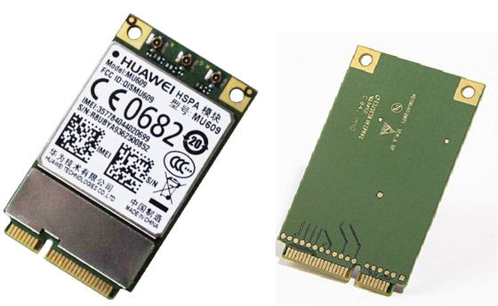 качество  Mini PCI Express  3G Module HSPA M2M 14.4Mbps GPS MU609  For Huawei WCDMA Фабрика